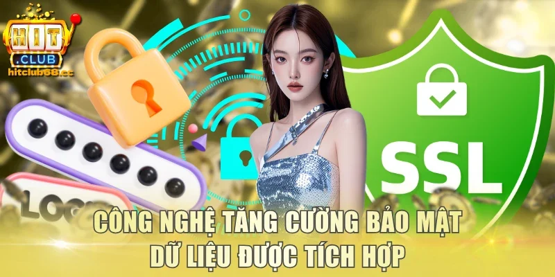 Công nghệ tăng cường bảo mật dữ liệu được tích hợp